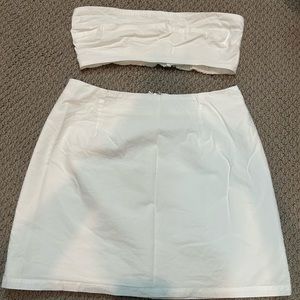 Two piece white set